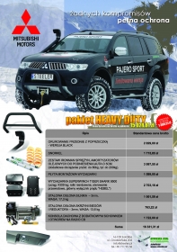 Trzy specjalne pakiety terenowe dla Mitsubishi Pajero Sport!